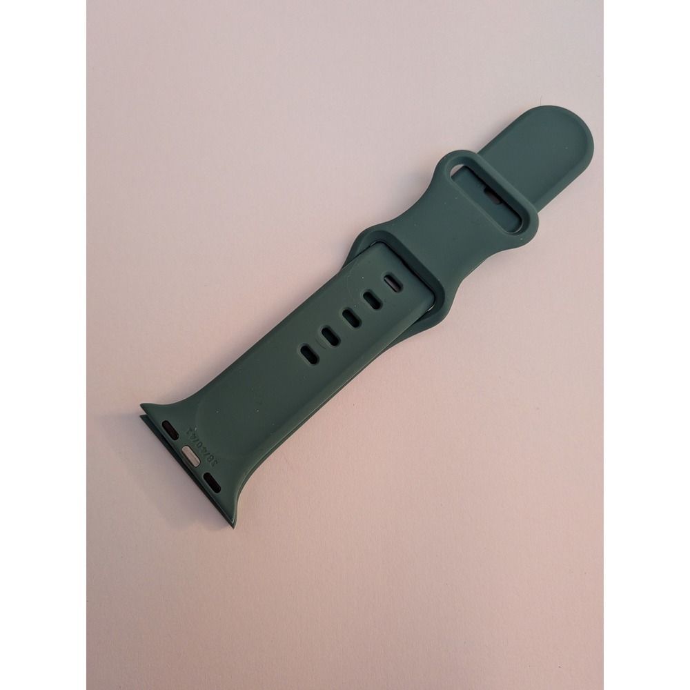 Apple Watch Sport Band 38/40/41mm Pine Green Silicone Strap S/M